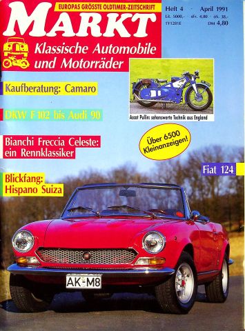 Deckblatt Oldtimer Markt (04/1991)
